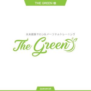 queuecat (queuecat)さんのパーソナルフィットネスジム「THE GREEN」の筆記体ロゴへの提案