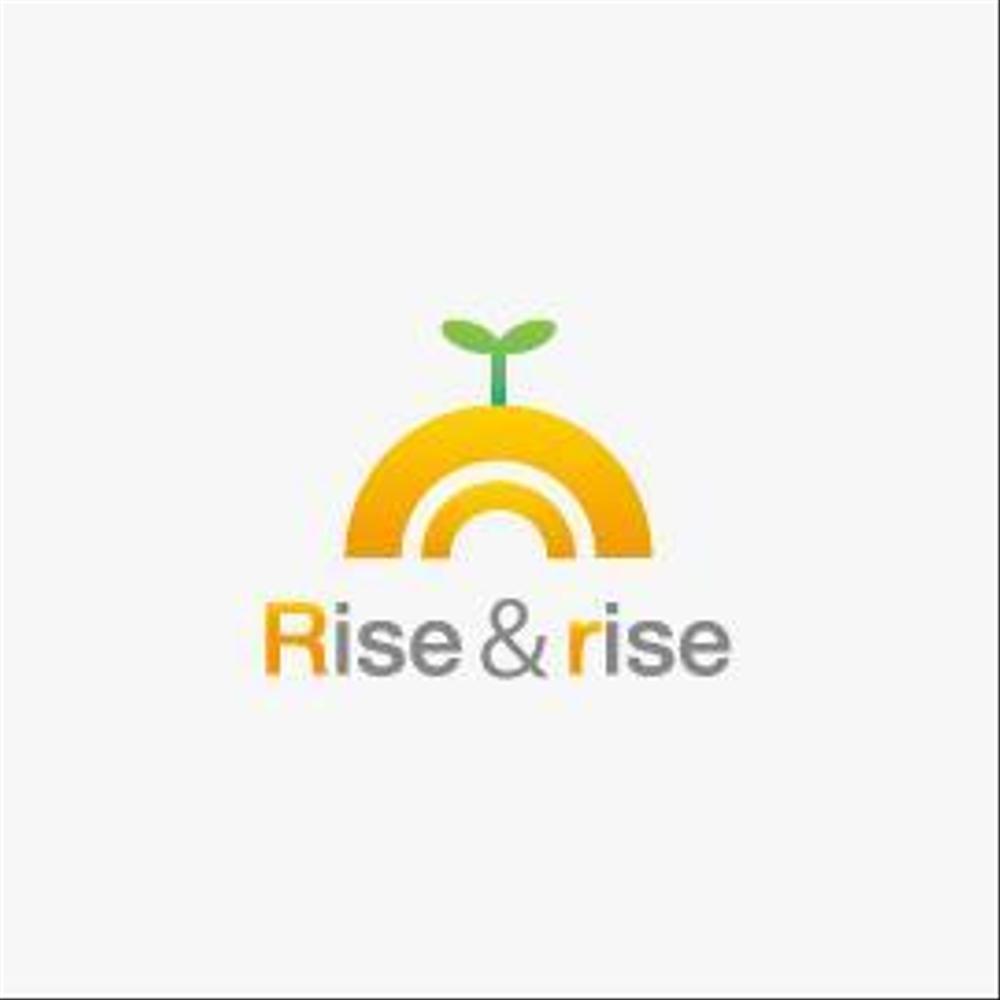 「Rise＆rise」のロゴ作成（商標登録なし）