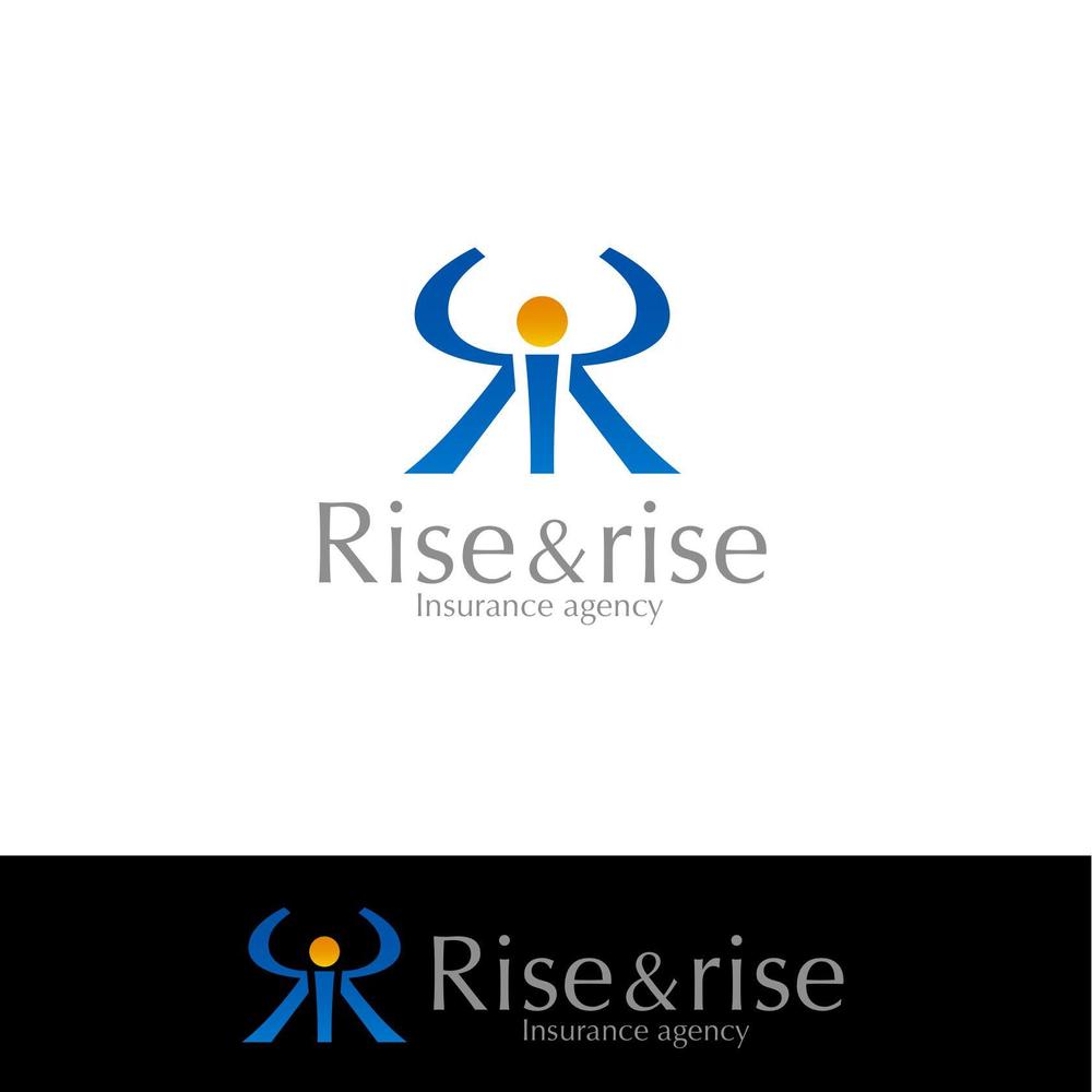 「Rise＆rise」のロゴ作成（商標登録なし）