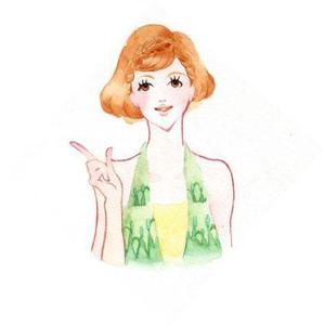 SK　 (sumirekana)さんの30代後半からの化粧品通販サイトのお客様の声の女性イラストへの提案