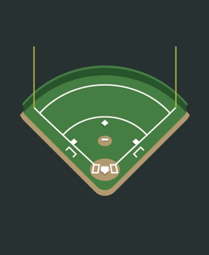 野球アプリ内で使用する野球場の簡単なイラスト制作の事例 実績 提案一覧 ランサーズ
