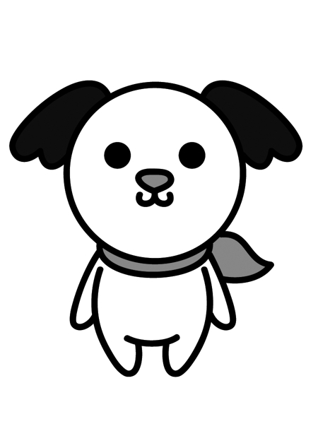 Pekesukeさんの事例 実績 提案 犬のモチーフ プログラミングスクールの看板キャラクター制作 仕様書あり 継続依頼の可能性あり 別なパターンのキャラ クラウドソーシング ランサーズ