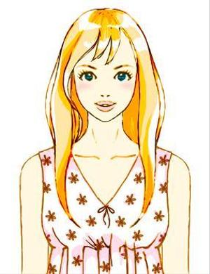 mochidaさんの30代後半からの化粧品通販サイトのお客様の声の女性イラストへの提案