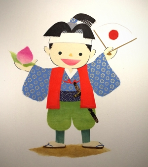 ちぎり絵講師ちぎり絵作家 (yoyoshiko)さんのカッコいい・かわいい　桃太郎のイラスト・肖像画の募集への提案