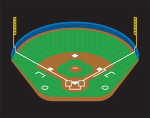 野球アプリ内で使用する野球場の簡単なイラスト制作の事例 実績 提案一覧 ランサーズ