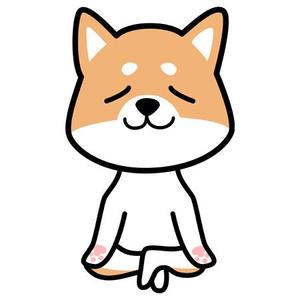 suresystem (suresystem)さんの柴犬が座禅を組んでいるマスコットキャラクターデザインへの提案