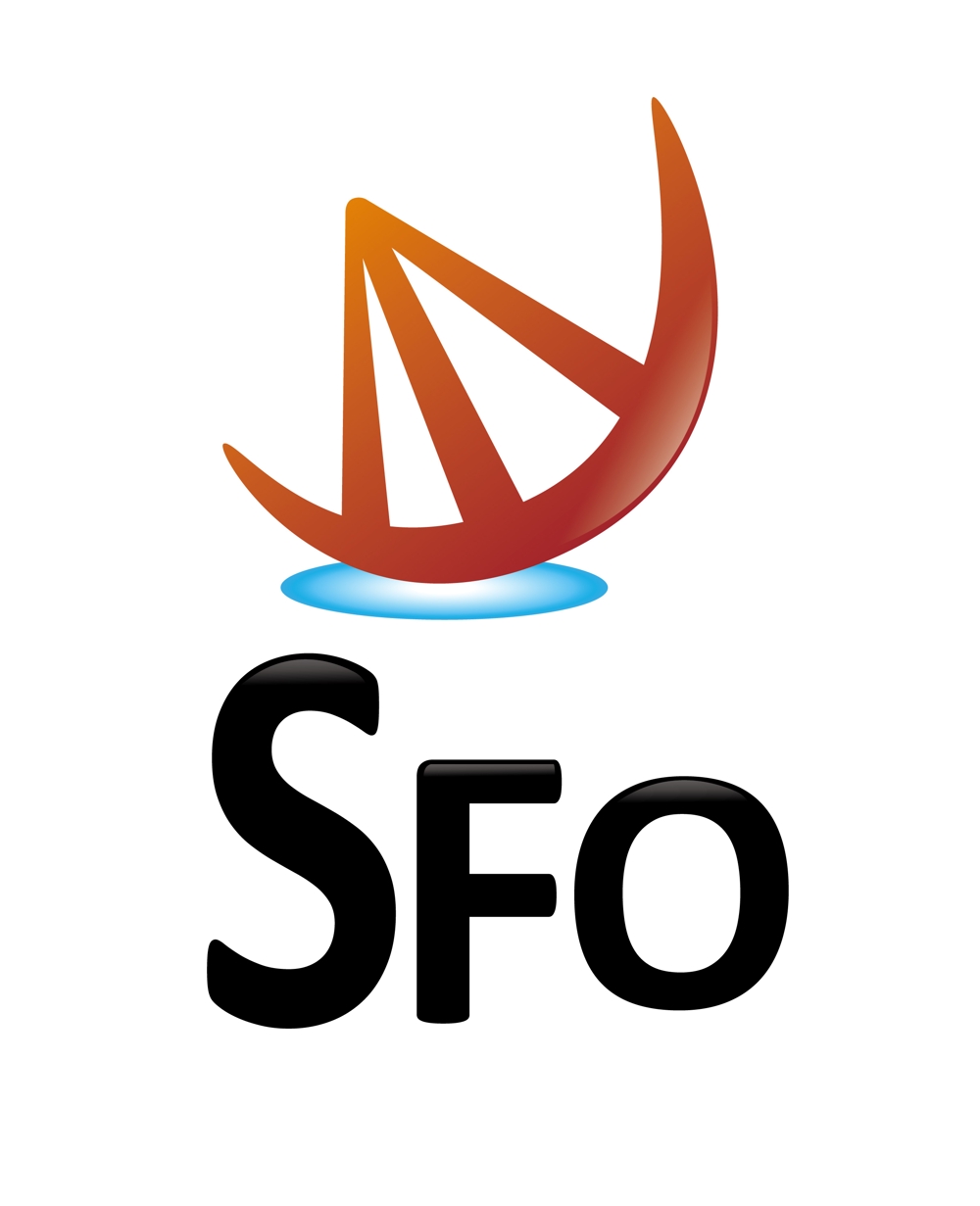 「SFO」のロゴ作成