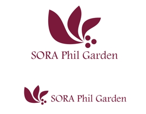 sametさんの「SORA Phil Garden（ソラ　フィル　ガーデン）」のロゴ作成への提案