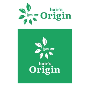 FISHERMAN (FISHERMAN)さんの「hair's Origin」のロゴ作成への提案