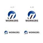 カワシーデザイン (cc110)さんの建設業の設計、施工会社の【WORKERS】のロゴをお願いしますへの提案