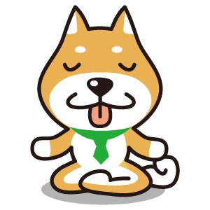 foryouforme (foryouforme)さんの柴犬が座禅を組んでいるマスコットキャラクターデザインへの提案