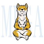 MEGA (MEGA)さんの柴犬が座禅を組んでいるマスコットキャラクターデザインへの提案