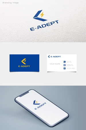 Naroku Design (masa_76)さんの電力小売、電気管理の会社　「E-ADEPT」のロゴへの提案