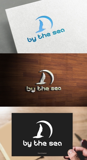 athenaabyz ()さんの海の家 by the sea のロゴデザイン（商標登録予定なし）への提案