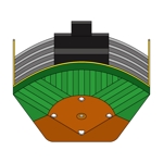 sakki (sakki1201)さんの野球アプリ内で使用する野球場の簡単なイラスト制作への提案