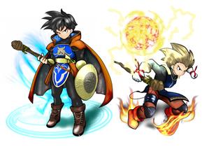 上地咲 (hu-hi)さんの勇者2人のキャラクターデザイン（王道ファンタジーRPG風）への提案