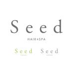 郷山志太 (theta1227)さんの美容室 「seed hair&spa 」の ロゴ（商標登録予定なし）への提案