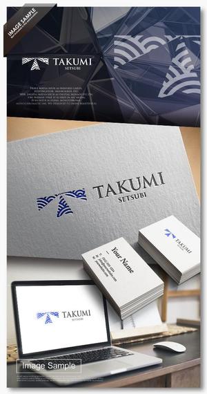 HABAKIdesign (hirokiabe58)さんの水道設備屋  TAKUMI設備のロゴ制作 名刺や制服に入れたいです！への提案