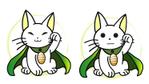 utatsu (sayaka4)さんの招き猫のような、お金と猫を組み合わせたキャラクターデザインへの提案