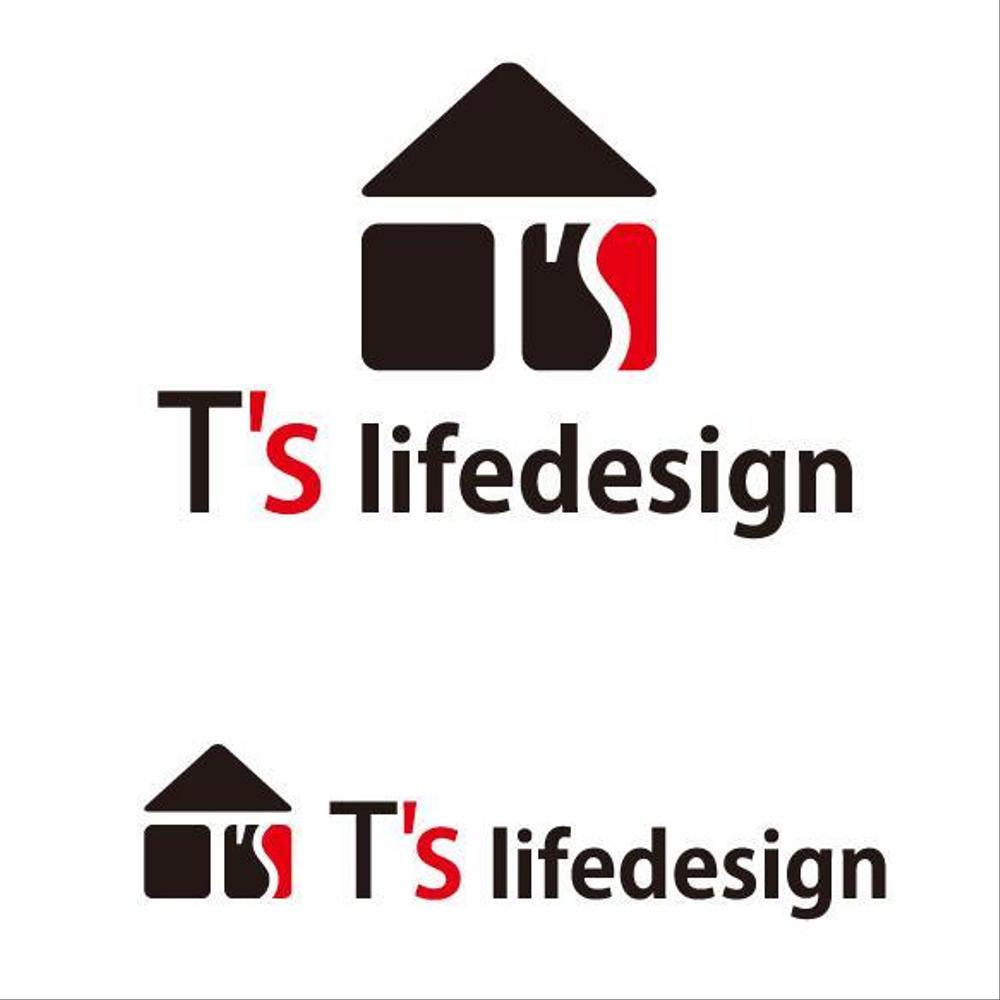 「T's lifedesign」のロゴ作成