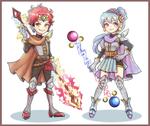 KRSM (pokoto12)さんの勇者2人のキャラクターデザイン（王道ファンタジーRPG風）への提案