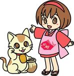 sarutoraさんの人形焼き店・招き猫のキャラクター製作への提案