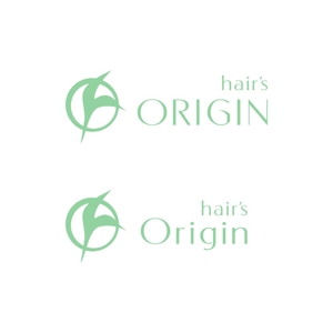taniさんの「hair's Origin」のロゴ作成への提案