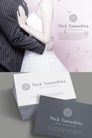 YOO GRAPH (fujiseyoo)さんのフォトグラファー『Nick Yamashita Photography』のロゴへの提案