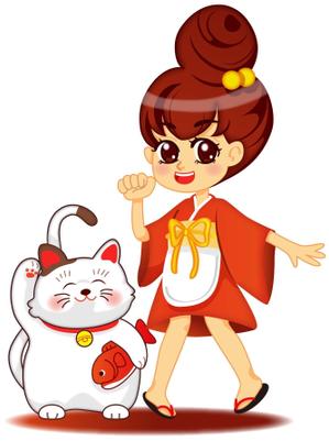 さんの人形焼き店・招き猫のキャラクター製作への提案