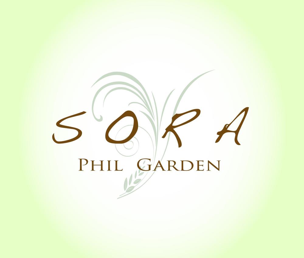 「SORA Phil Garden（ソラ　フィル　ガーデン）」のロゴ作成