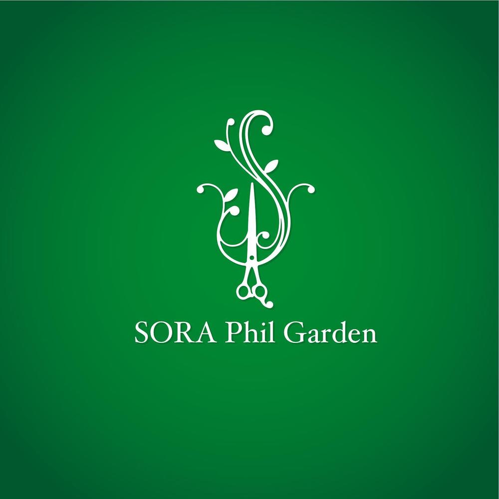 「SORA Phil Garden（ソラ　フィル　ガーデン）」のロゴ作成