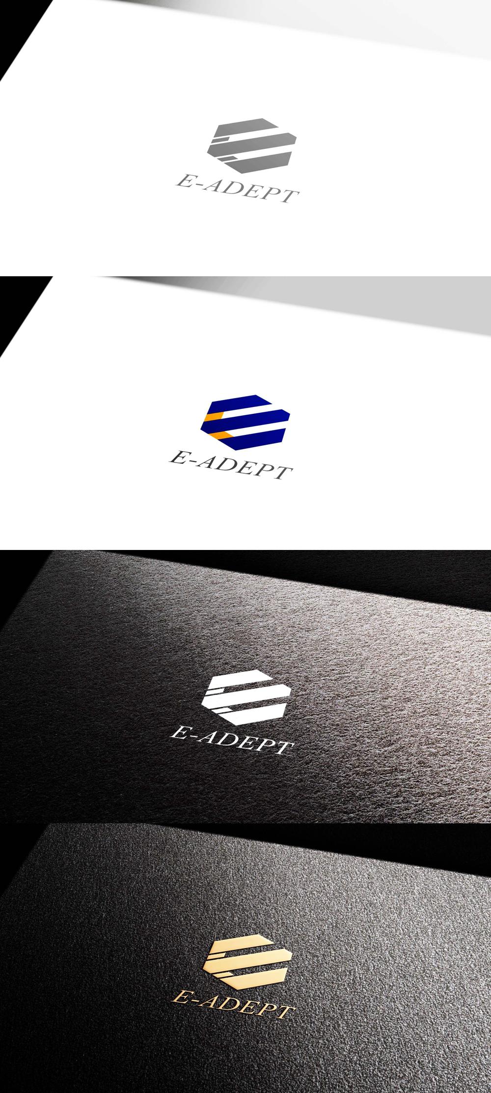 電力小売、電気管理の会社　「E-ADEPT」のロゴ