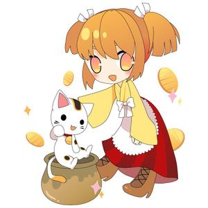 春日　雨音 (amaoto)さんの人形焼き店・招き猫のキャラクター製作への提案