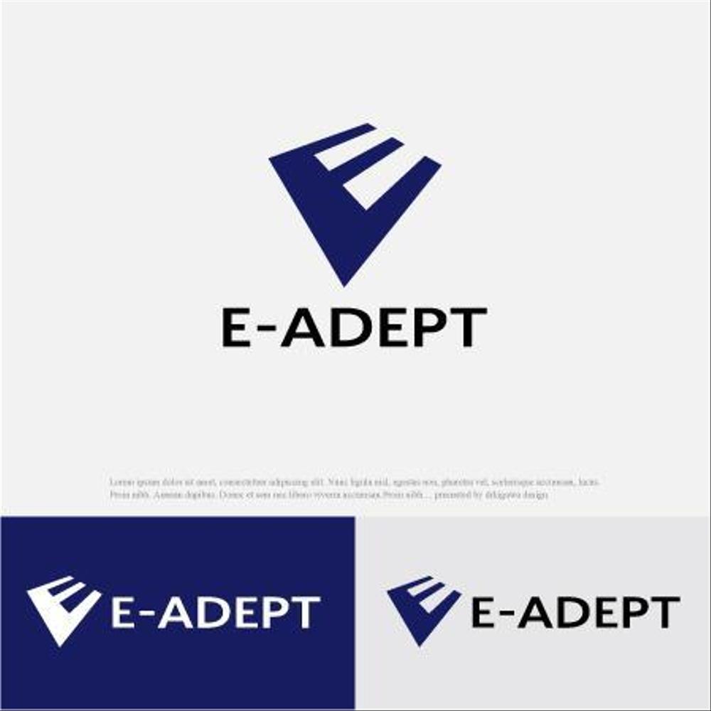 電力小売、電気管理の会社　「E-ADEPT」のロゴ