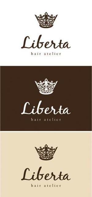 恵比寿大黒子 (Ebisu-Daikoku-Ko)さんの美容室「liberta」のロゴ作成への提案