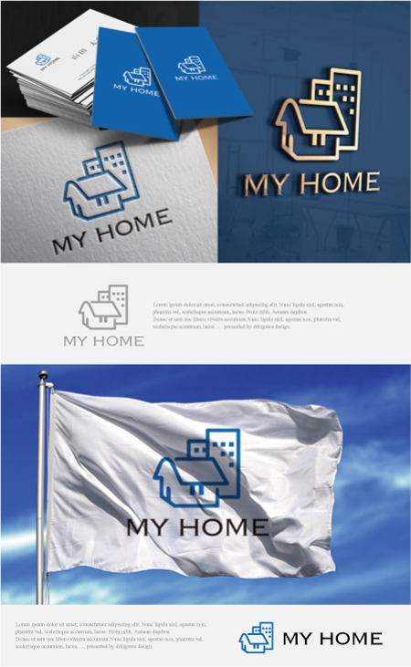 drkigawa (drkigawa)さんの不動産会社 株式会社MY HOME のロゴへの提案