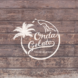 sai ()さんの新規出店イタリアンジェラート店『Onda Gelato.』のロゴへの提案
