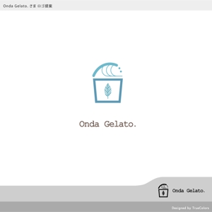 TrueColors (TrueColors)さんの新規出店イタリアンジェラート店『Onda Gelato.』のロゴへの提案