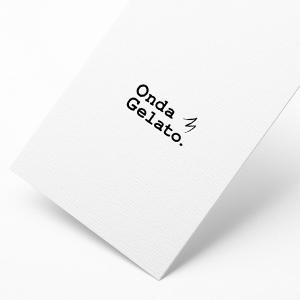 Wërk DESIGN (werk)さんの新規出店イタリアンジェラート店『Onda Gelato.』のロゴへの提案