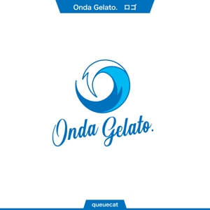queuecat (queuecat)さんの新規出店イタリアンジェラート店『Onda Gelato.』のロゴへの提案