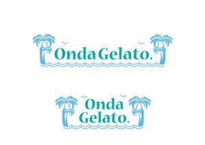 aki owada (bowie)さんの新規出店イタリアンジェラート店『Onda Gelato.』のロゴへの提案