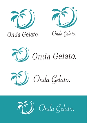 田中　威 (dd51)さんの新規出店イタリアンジェラート店『Onda Gelato.』のロゴへの提案