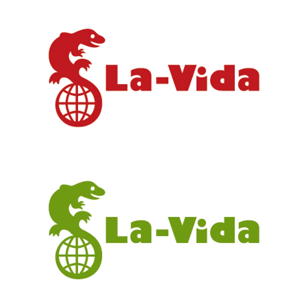 「La-Vida」のロゴ作成