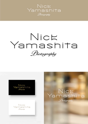 kiyoshi m.d.™ (kiyoshi_md)さんのフォトグラファー『Nick Yamashita Photography』のロゴへの提案