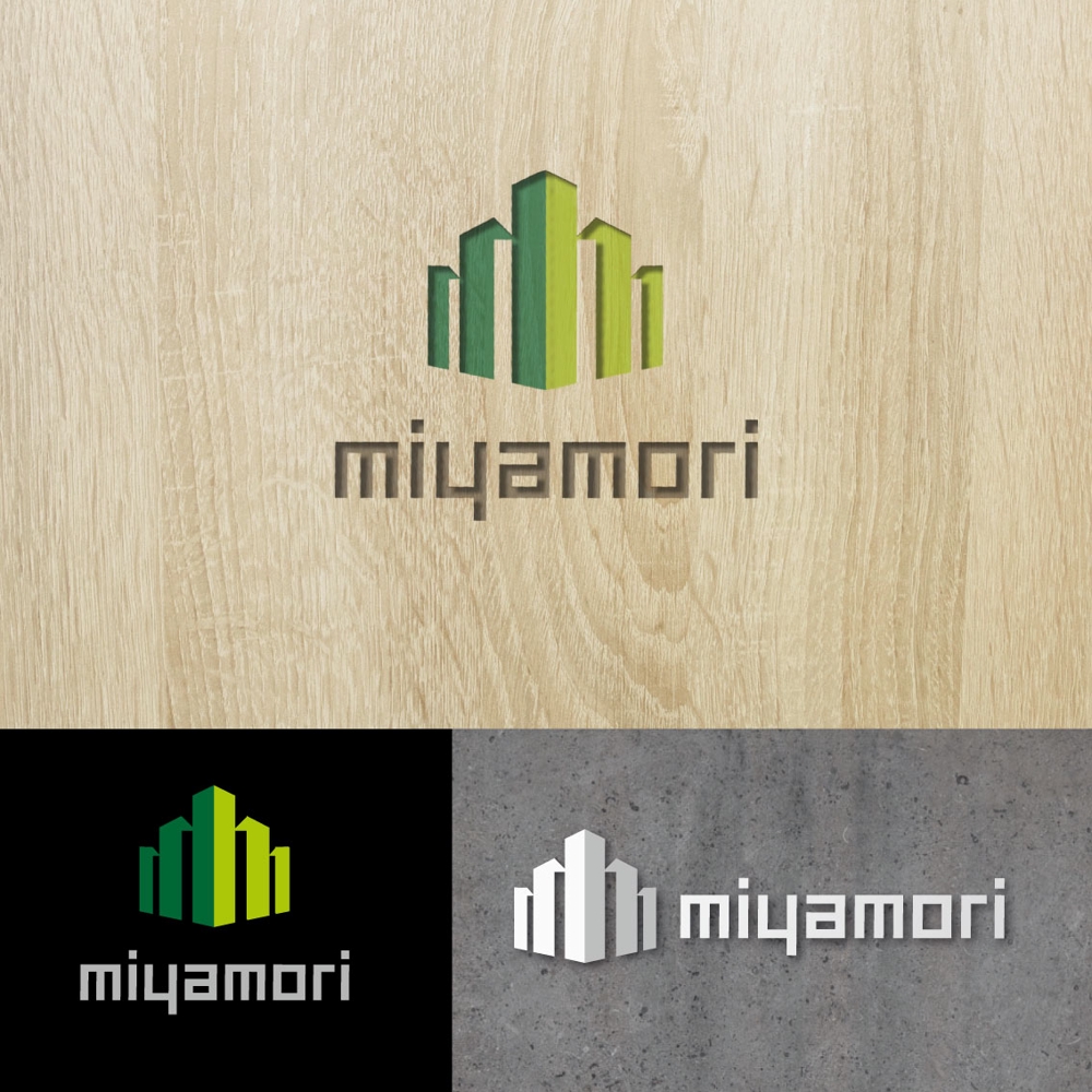 集成材・木材の製造メーカー「宮盛」のロゴ