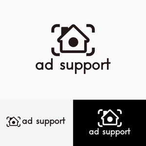 king_dk 【認定ランサー】 ()さんの不動産物件撮影代行「ad support」のロゴ作成への提案