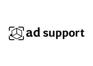 yuchan (yuchan)さんの不動産物件撮影代行「ad support」のロゴ作成への提案