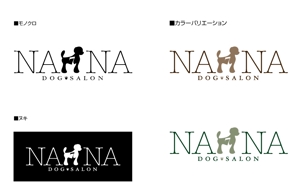 miimoさんの新規開店ドッグサロンのロゴ制作への提案