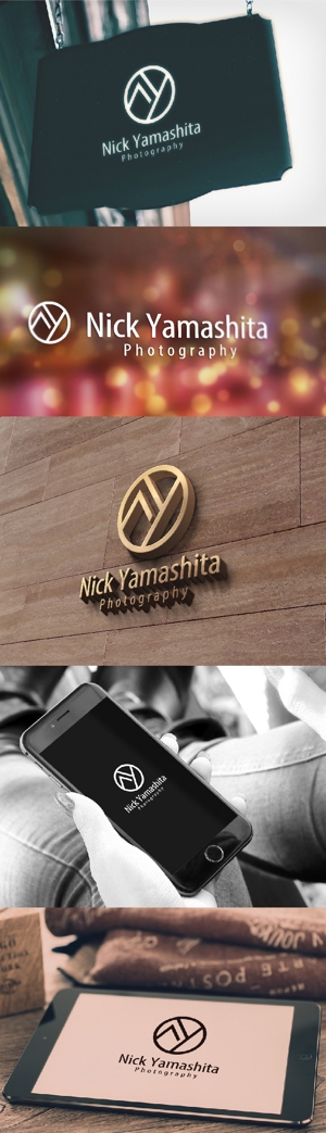 k_31 (katsu31)さんのフォトグラファー『Nick Yamashita Photography』のロゴへの提案