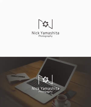 はなのゆめ (tokkebi)さんのフォトグラファー『Nick Yamashita Photography』のロゴへの提案
